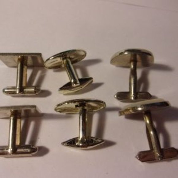 "Vintage Three Pairs Cufflinks " - Picture 5 of 6